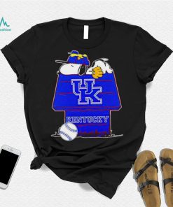 Kentucky Wildcats Snoopy And Woodstock The Peanuts Baseball shirt