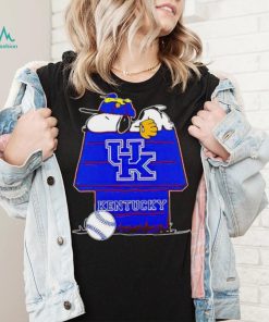 Kentucky Wildcats Snoopy And Woodstock The Peanuts Baseball shirt