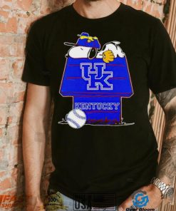 Kentucky Wildcats Snoopy And Woodstock The Peanuts Baseball shirt