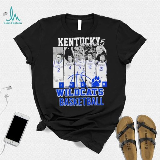 Kentucky starting 5 Wildcats basketball players shirt