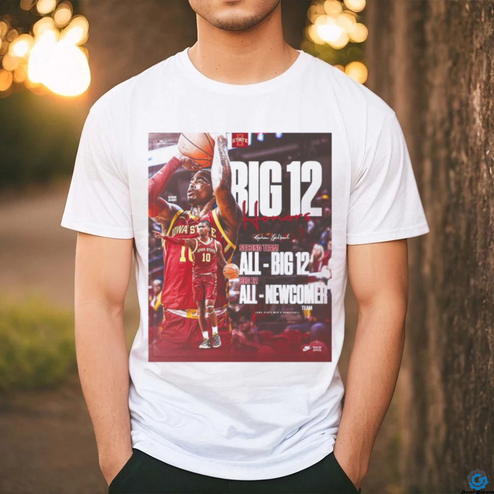Keshon Gilbert All big 12 Second Team Big 12 All newcomer Team T shirt Keshon Gilbert All big 12 Second Team Big 12 All newcomer Team T shirt