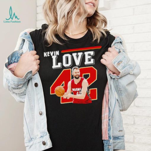 Kevin Love 42 Miami Heat Basketball shirt