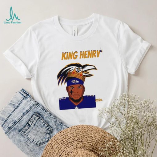 King Derrick Henry Baltimore Ravens Football 2024 logo shirt