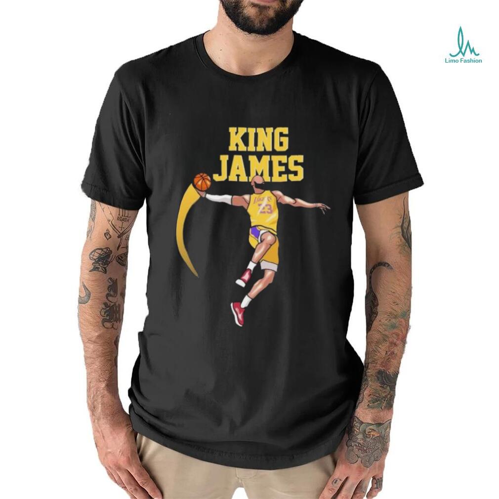 King James Basketball Player Los Angeles Lakers NBA shirt King James Basketball Player Los Angeles Lakers NBA shirt