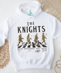 Knights Walking Abbey Road Signatures Ice Hockey Shirt
