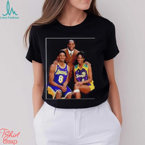 Kobe Bryant Magic Johnson and Lisa Leslie pic shirt