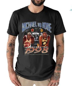Kobe Bryant x Michael Jordan 1998 LA Lakers Basketball Player Gift T Shirt