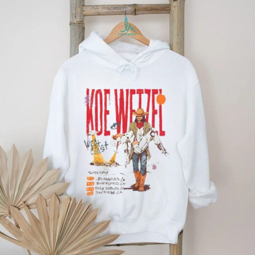 Koe Wetzel Tour 2024 West Coast Shirt