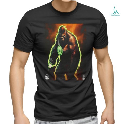 Kong As A Green Lantern On The Cover Of Justice League Vs Godzilla Vs Kong T shirt