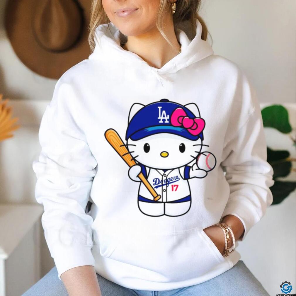 LA Dodgers Hello Kitty MLB Team shirt LA Dodgers Hello Kitty MLB Team shirt