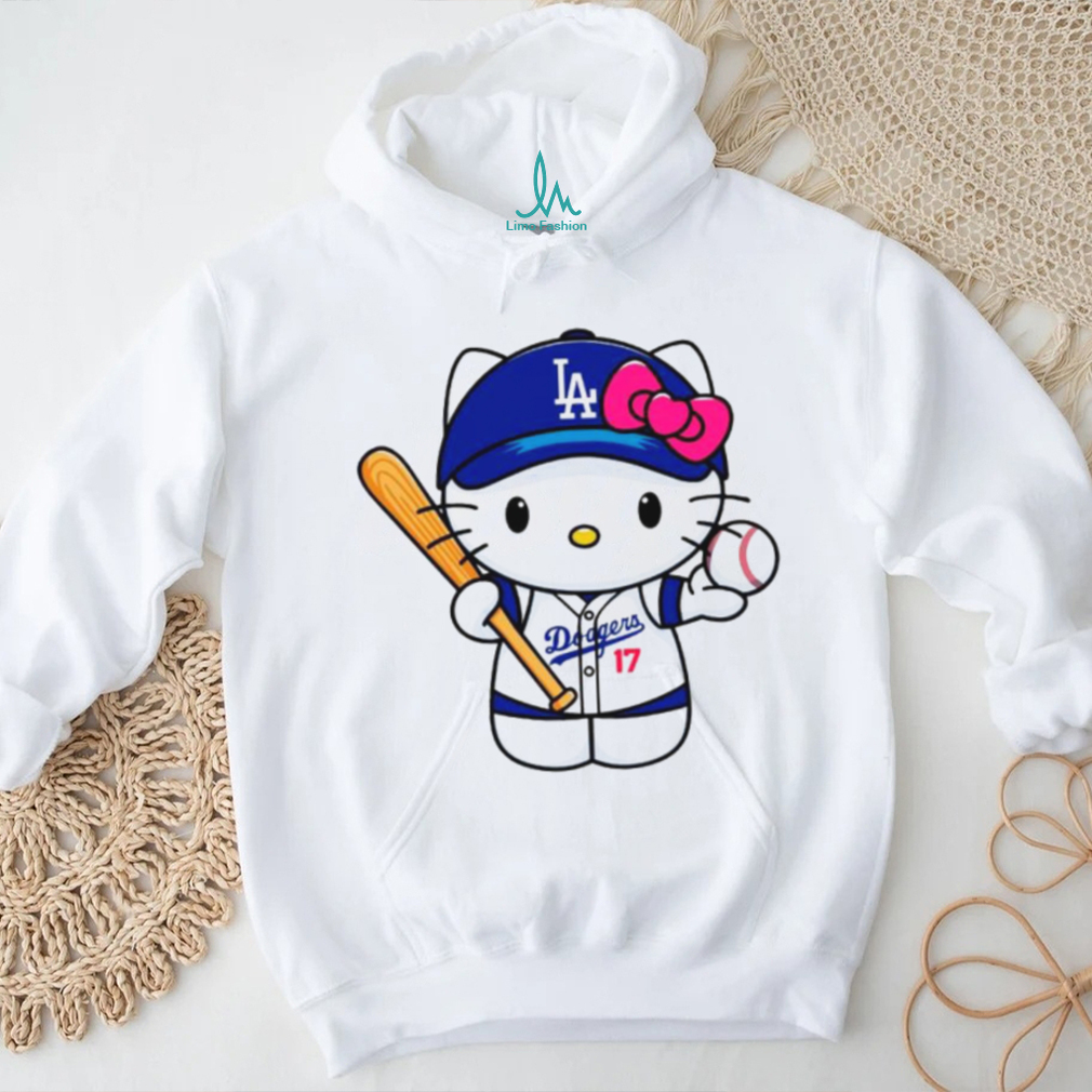 LA Dodgers Hello Kitty MLB Team shirt LA Dodgers Hello Kitty MLB Team shirt