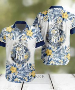 LIGA MX Chivas Guadalajara Special Button Down Hawaiian Shirt Tropical Pattern