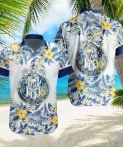 LIGA MX Chivas Guadalajara Special Button Down Hawaiian Shirt Tropical Pattern