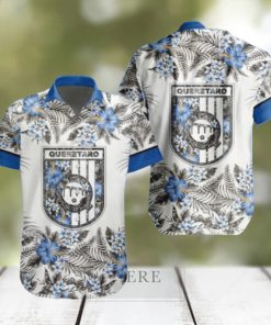 LIGA MX Queretaro FC Special Button Down Hawaiian Shirt Tropical Pattern