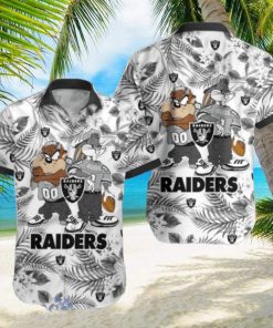 Las Vegas Raiders Hawaiian Shirt Taz and Bugs For NFL Team