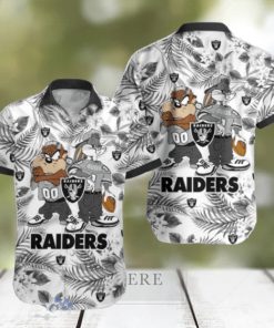 Las Vegas Raiders Hawaiian Shirt Taz and Bugs For NFL Team