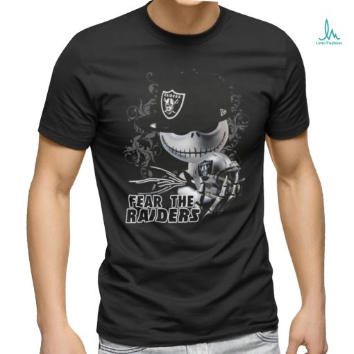 Las Vegas Raiders Jack Skellington Fear The Raiders Halloween Shirt