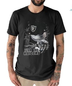 Las Vegas Raiders Jack Skellington Fear The Raiders Halloween Shirt