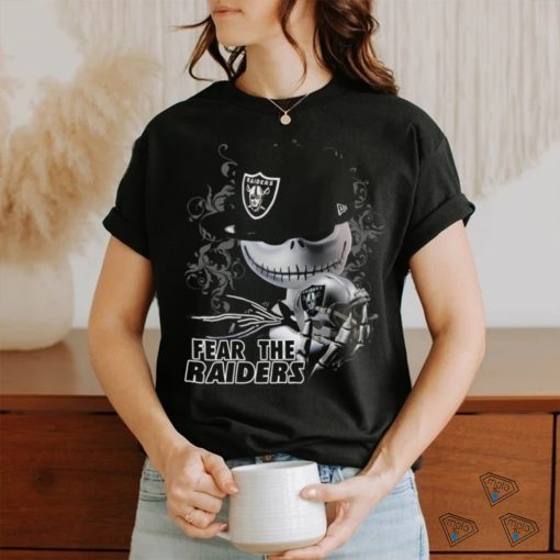 Las Vegas Raiders Jack Skellington Fear The Raiders Halloween Shirt