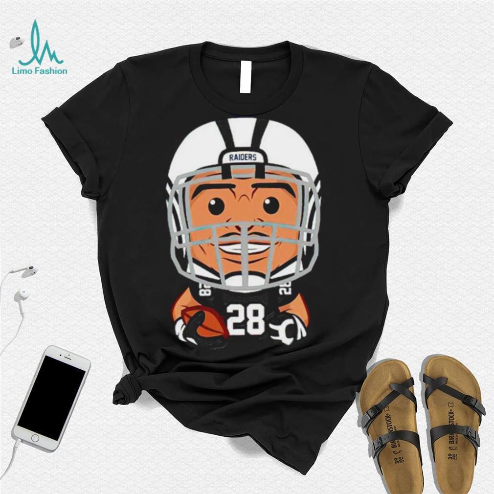 Las Vegas Raiders Josh Jacobs Chibi Football shirt Las Vegas Raiders Josh Jacobs Chibi Football shirt