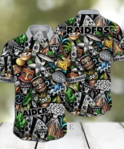 Las Vegas Raiders NFL Flower Hawaii Shirt And Tshirt For Fans