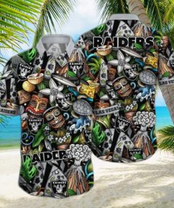 Las Vegas Raiders NFL Flower Hawaii Shirt And Tshirt For Fans