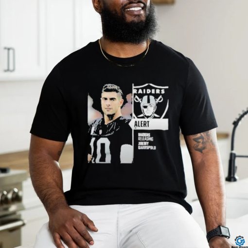 Las Vegas Raiders Officially Release Quarterback Las Vegas Raiders From Roster Latest News Update T shirt