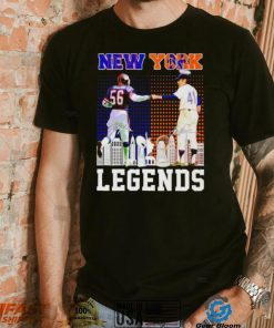 Lawrence Taylor and Tom Seaver New York Legends signatures shirt