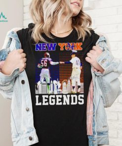 Lawrence Taylor and Tom Seaver New York Legends signatures shirt
