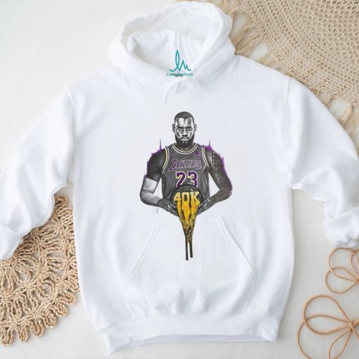 LeBron James Basketball Gold 40k T Shirt