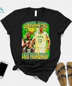Lebron James a kid from Akron vintage shirt