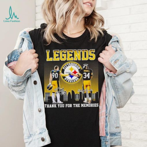Legends T. J Watt and Andy Russell thank you for the memories shirt