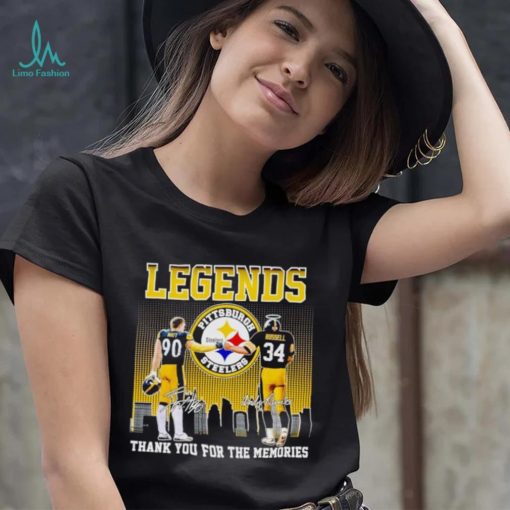 Legends T. J Watt and Andy Russell thank you for the memories shirt