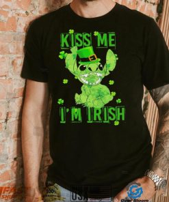Leprechaun Stitch kiss me I’m Irish St. Patrick’s day shirt
