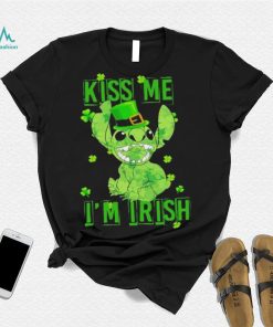 Leprechaun Stitch kiss me I’m Irish St. Patrick’s day shirt