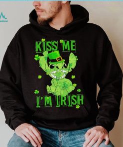 Leprechaun Stitch kiss me I’m Irish St. Patrick’s day shirt