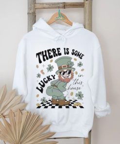 Leprechaun There Is Some Lucky In This House clovers shirt
