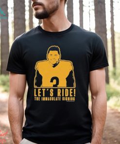 Let’s Ride The Immaculate Signing – Russell Wilson Shirt