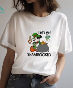 Let’s get shamrocked Mickey mouse St. Patrick’s Day shirt