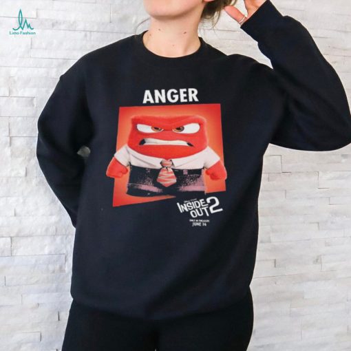 Lewis Black Voices Anger In Inside Out 2 Disney And Pixar Official Poster Shirt