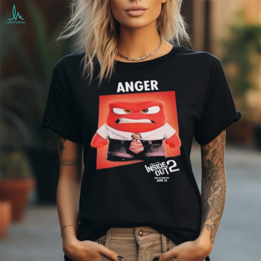 Lewis Black Voices Anger In Inside Out 2 Disney And Pixar Official Poster Shirt