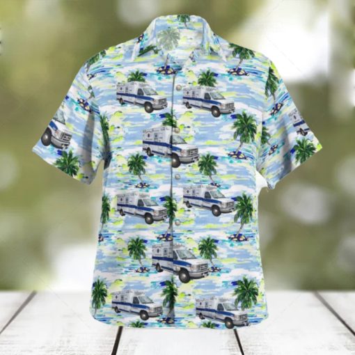 Lillington North Carolina Harnett County Emergency Services Hawaiian Shirt