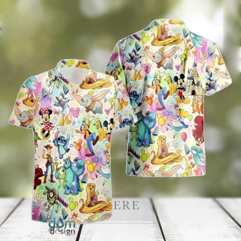 Lilo And Stitch Hawaiian Shirt Disney Characters Summer Beach Gift Lilo And Stitch Hawaiian Shirt Disney Characters Summer Beach Gift