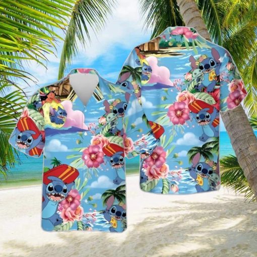 Lilo And Stitch Hawaiian Shirt Unique Gift Holiday Gift For Surfers