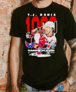 Limited Nicklas Backstrom Tj Oshie 1000 Games Played Hockey Signature shirt