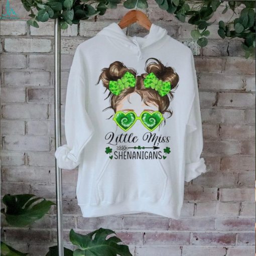 Little Miss Shenanigans St Patricks Day Kids Girls Toddler T Shirt