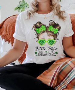 Little Miss Shenanigans St Patricks Day Kids Girls Toddler T Shirt