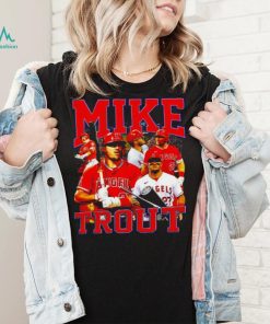 Los Angeles Angels Mike Trout number 27 professional football player honors shirt