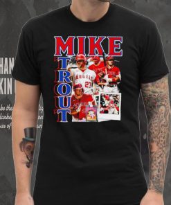 Los Angeles Angels Mike Trout professional football player honors shirt