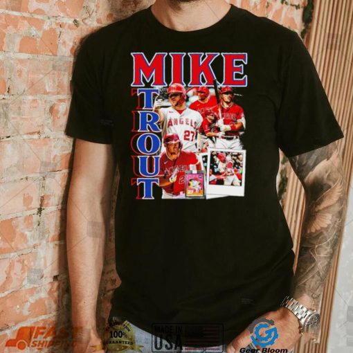 Los Angeles Angels Mike Trout professional football player honors shirt